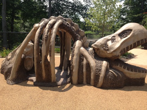 Not only does Turtle Back Zoo have amazing animals to visit, it also has one of the coolest playgrounds around!
