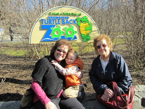 Visiting a zoo is a great way to spend time with grandparents and great grandparents!