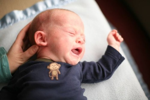 A hungry and tired baby equals an unhappy baby during the photo shoot!