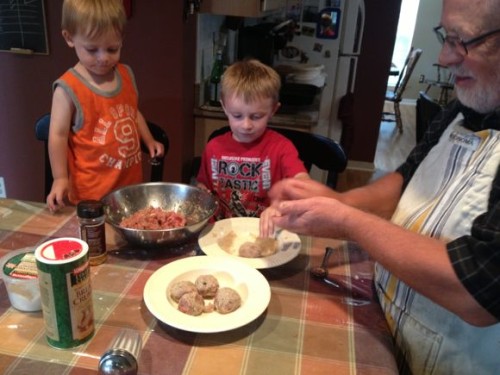 A wonderful family tradition is having an amazing Italian meal of pasta and meatballs on Sunday night!