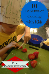 Benefits of cooking with kids