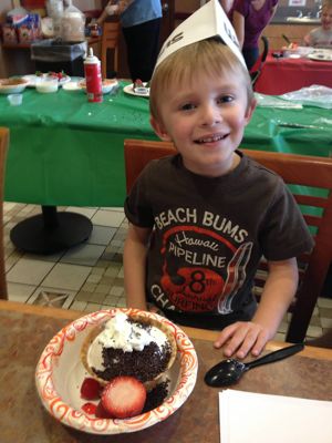 Tyler had so much fun making ice cream at a Wegmans Cooking Class. It was also a great science lesson!