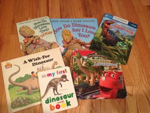 Here are some fun Dino books we read on Dino Day!