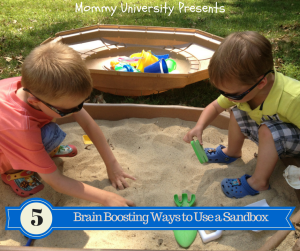 Brain Boosting Ways to Use a Sandbox