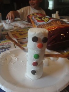 Marshmallow Snowman