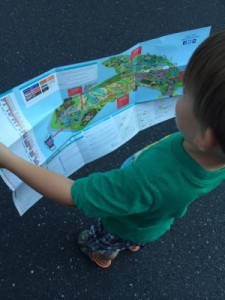 By letting the kids use the park map, they can enhance language, visual and spatial skills!