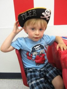 My son had so much fun being a pirate at his friend's birthday party at Imagine That Museum!