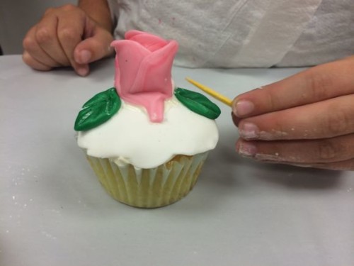 Eye-hand coordination was needed to create each small detail on the cupcakes!