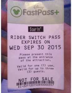 Disney Rider Switch Pass