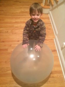 Playing with Glo Wubble