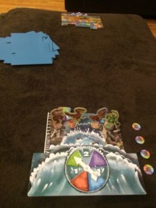 The Good Dinosaru Roarin' River Game Board Set Up