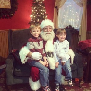 Hersheypark Visit with Santa