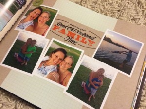My fun and quirky family was captured perfectly with the layout on this page!