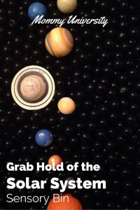 Solar System Sensory Bin