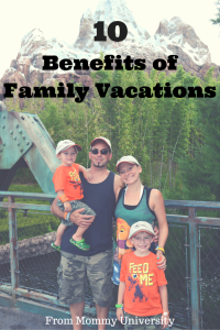 Benefits of Family Vacations