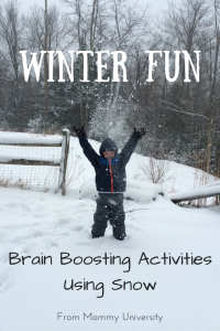 Brain Boosting Activities Using Snow