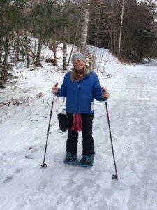 Mommy University on Snowshoes at Smuggs