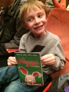 The Paper Mill Playhouse offers a Meet the Seat program that allows kids to explore the theatre and see their seat before the show!
