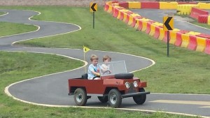 Mini Land Rover at Diggerland