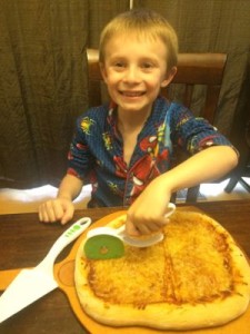 Cutting Pizza with Curious Chef Cutter