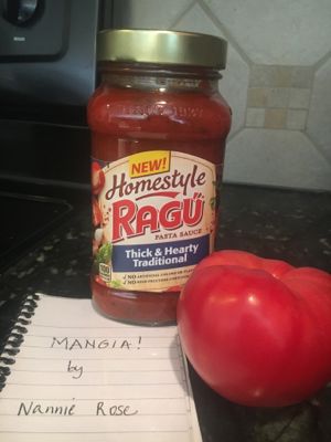 Ragu with Nannie's Recipe Book