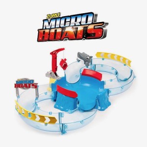 Micro Boats Shark Attack Challenge Playset