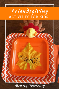 Educational Activities for Kids on Friendsgiving