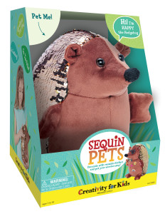 CFK Sequin Pets- Happy the Hedgehog