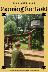 Panning for Gold at Wild West City