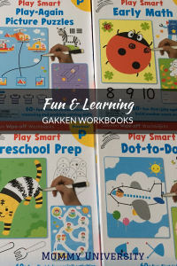 Fun & Learning with Gakken Workbooks