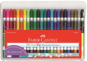 153024 Duotip Washable Markers 24ct