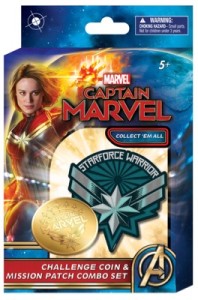Captain Marvel Patch and Coin