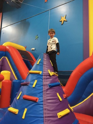 Jumping places for outlet kids