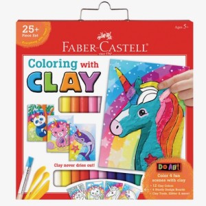 Coloring with Clay Unicorn