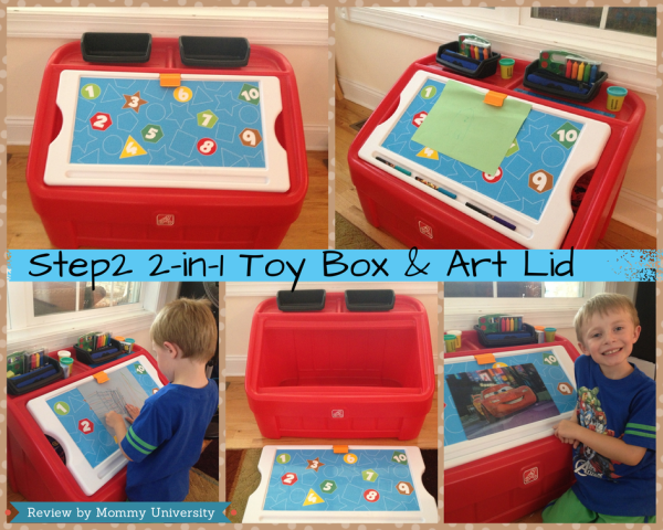 Step2 2-in-1 Toy Box & Art Table