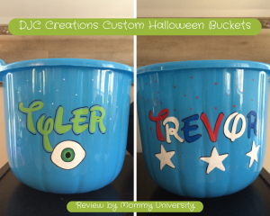 DJC Creations Custom Halloween Bucket