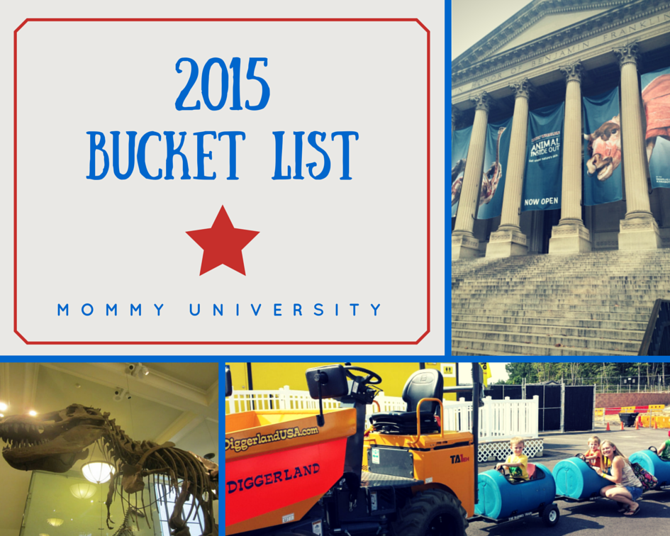 2015 Bucket List