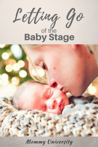 Letting Go of the Baby Stage