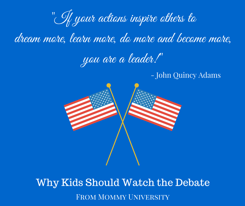 Why Kids Should Watch the Debate