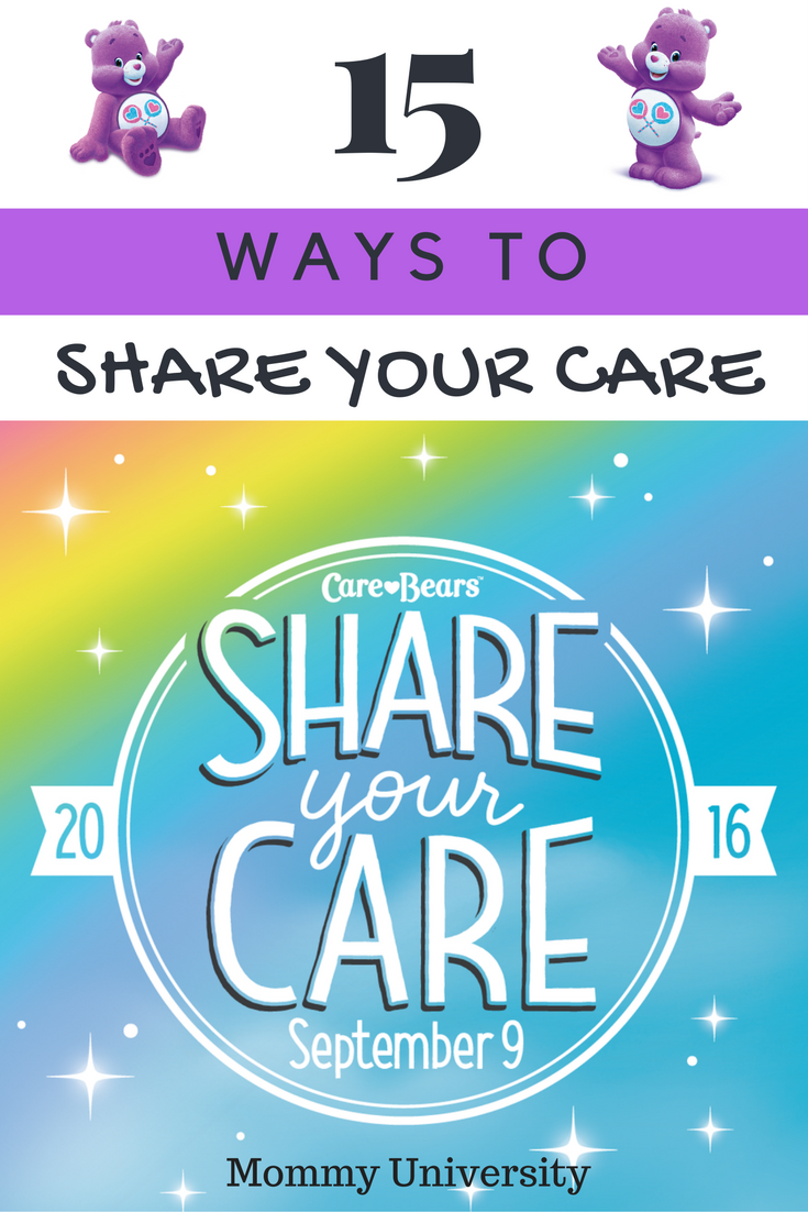 15 Ways to Share Your Care