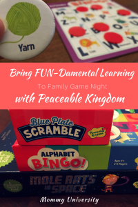 Peaceable Kingdom games