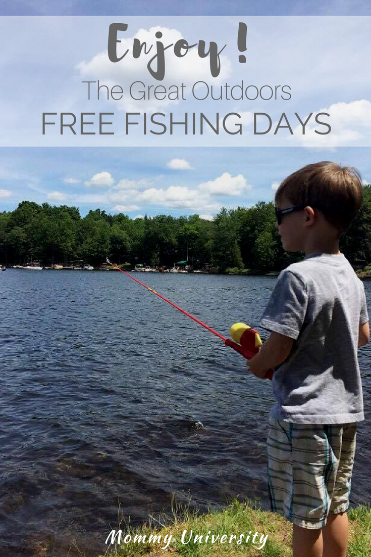 Enjoy the Great Outdoors with FREE Fishing Days Mommy University