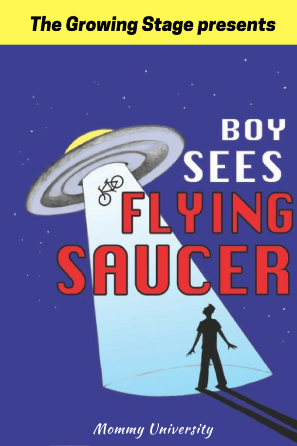 Boys Sees Flying Saucer