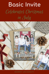 Basic Invite Celebrates Christmas in July