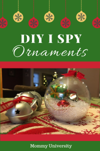 DIY I Spy Ornaments