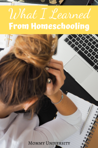 What I Learned from Homeschooling