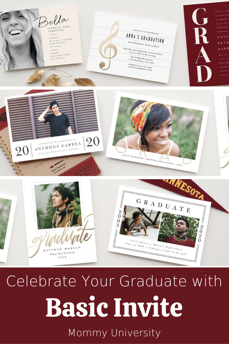 Celebrate Your Graduate with Basic Invite