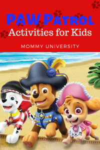 PAW Patrol Activities for Kids