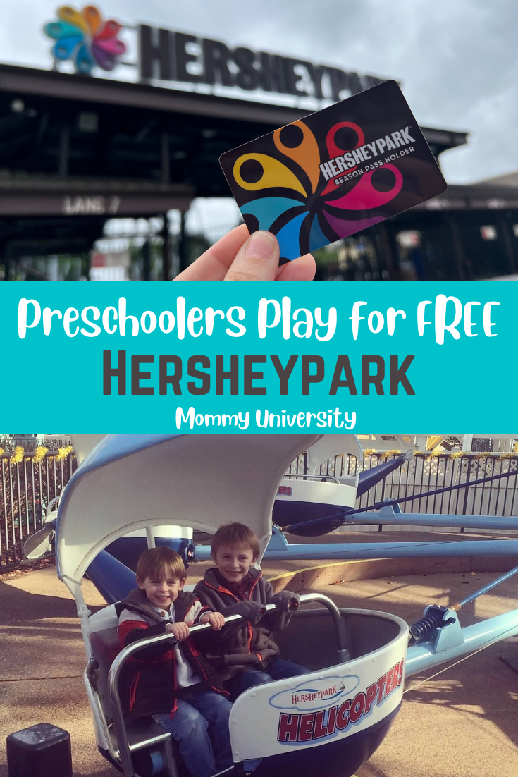 Preschoolers Play for FREE at Hersheypark